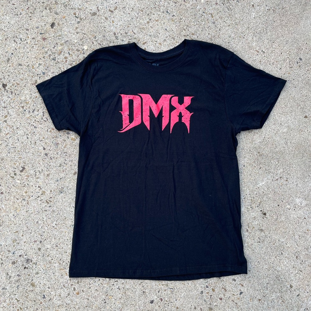 DMX Graphic T Shirt Short Sleeve Crew Neck NWOT Ruff Ryders Dog Hip Hop Bike